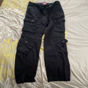 black cargo pants